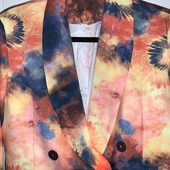 SHEIN print blazer size L - Picture 3 of 7